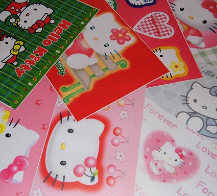 Nálepka na notebook Hello Kitty