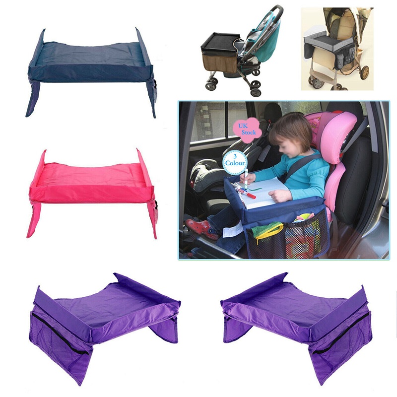 Dětský cestovní stoleček na autosedačku - růžový
