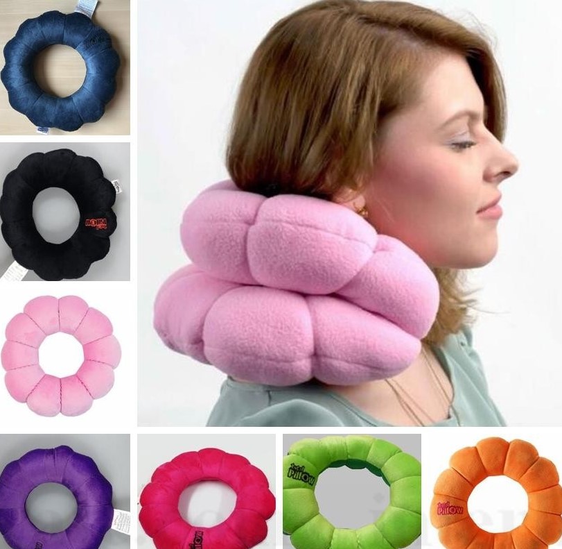 Tvarující cestovní polštář Total Pillow - oranžový