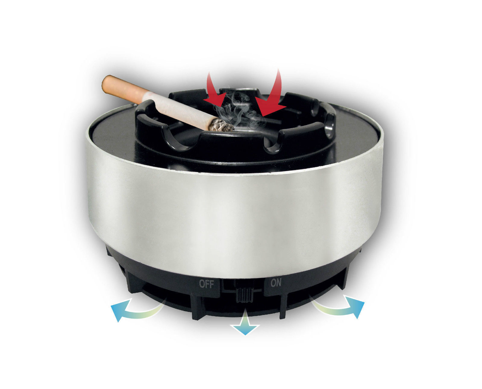 Popelník čistící zápach kouře Smokeless Ashtray