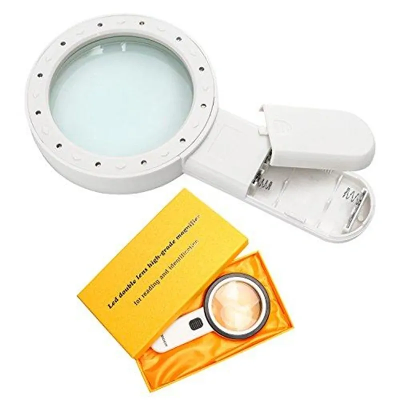 Zvětšovací lupa s LED osvětlením Double Lens