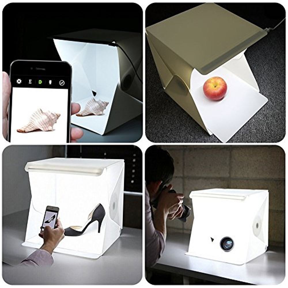 Mini fotobox s LED osvětlením