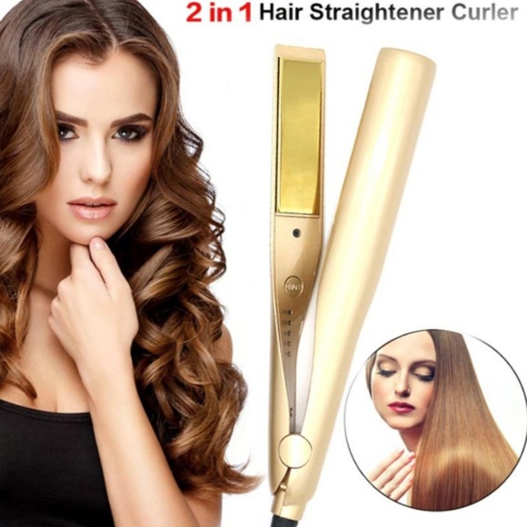 Kulma a žehlička na vlasy 2v1 Twistline