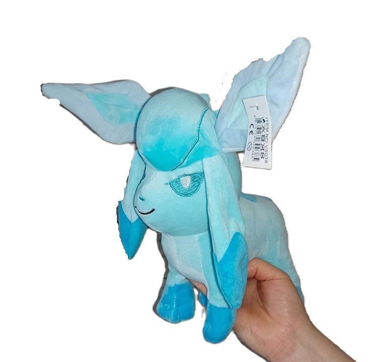 Plyšová hračka Pokémon Glaceon XL - modrý