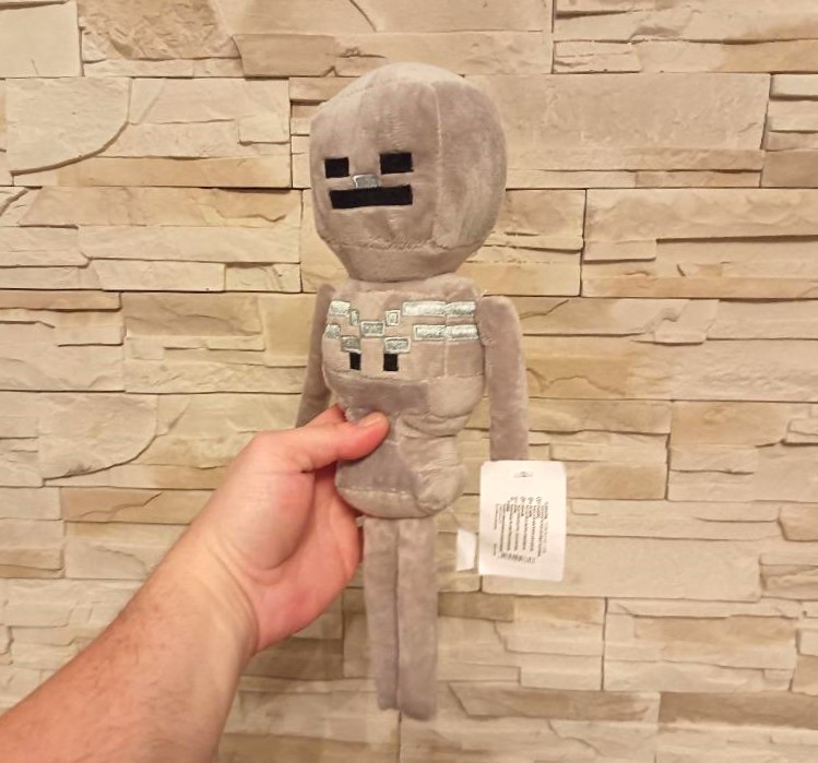 Plyšová hračka minecraft Skeleton
