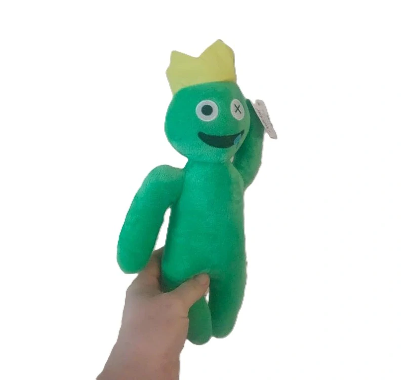 Plyšová hračka Rainbow Roblox Friends - zelený s korunkou