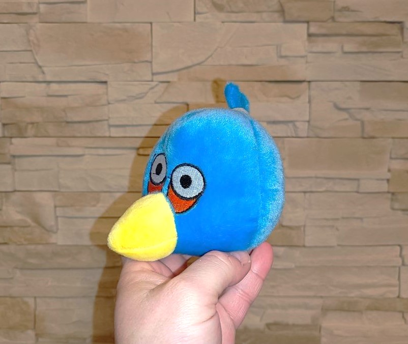 Plyšová hračka Angry Birds 11cm - modrý VÝPRODEJ