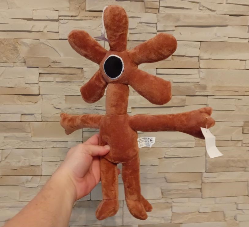 Plyšová hračka Rainbow Roblox Friends - hnědá květina