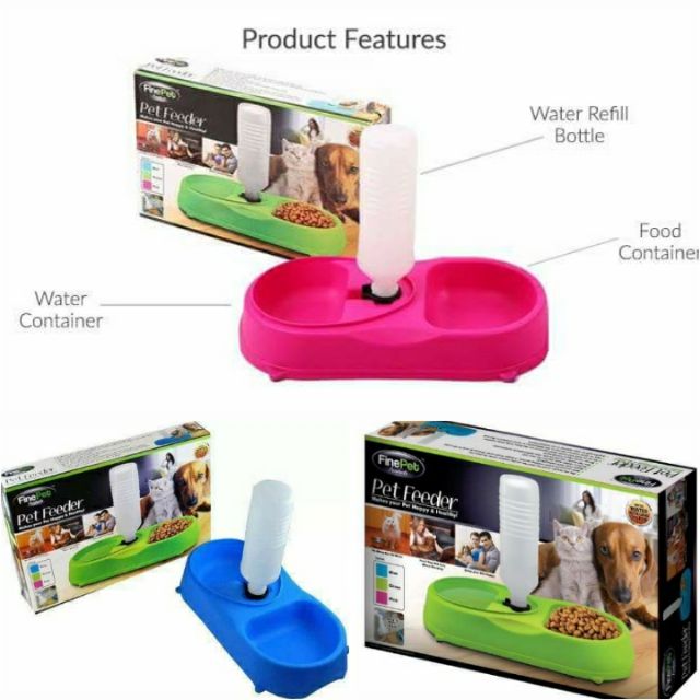 Automatický dávkovač krmiva pro psy a kočky Pet Feeder - zelený