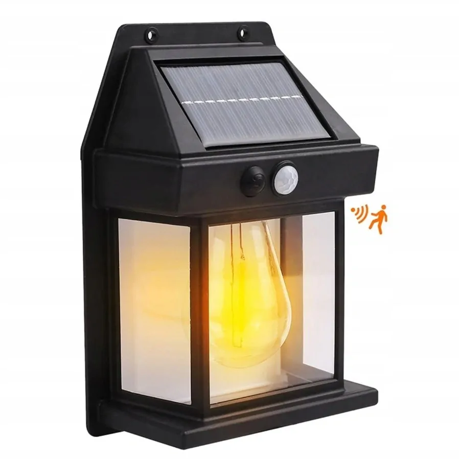 Solární nástěnná LED lampa se senzorem 888