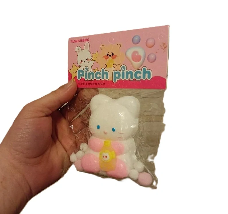 Relaxační a antistresová hračka Squish - kočička Pinch