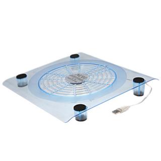 Chladící LED stojan pod notebook s ventilátorem 