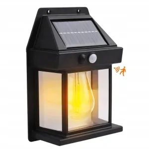 Solární nástěnná LED lampa se senzorem 888