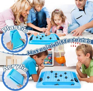 Strategická hra magnetické kuličkové šachy Magnetic Chess - 20 kusů magnetů