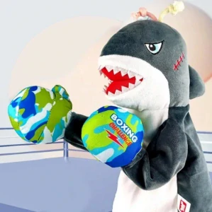 Boxovací plyšový maňásek - žralok Doll Shark