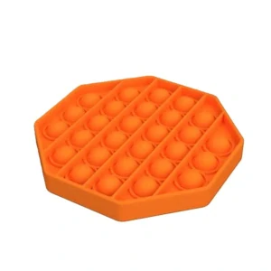 Pop it Antistresová hračka - osmihran oranžový