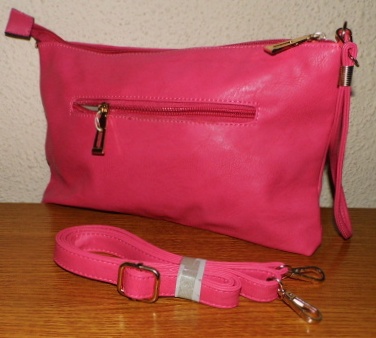 Kabelka psaníčko Bag Crossbody 633-2 - růžová VÝPRODEJ