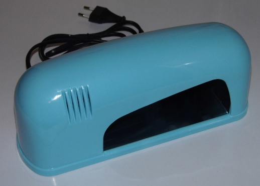 UV lampa na nehty 9W - modrá