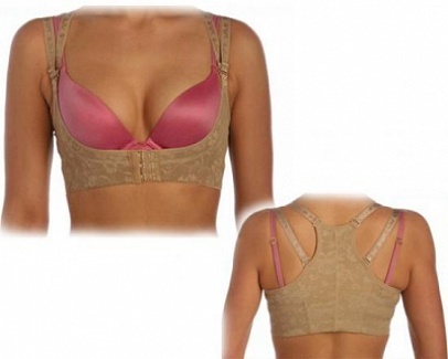 Korzetová podprsenka Push Up Magic Bra - velikost L
