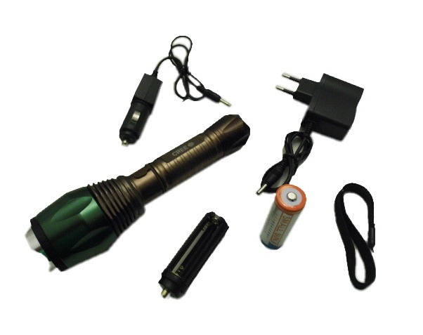 Outdoor LED svítilna Digital Light Flashlight 