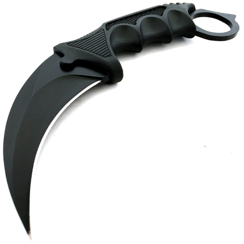 Nůž karambit s pouzdrem - černý