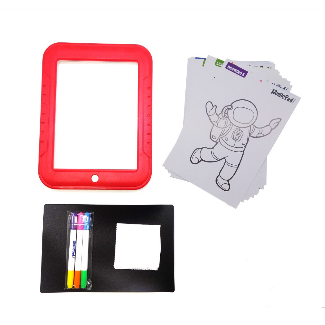 Svítící tabulka Magic Sketchpad - červená 2. jakost
