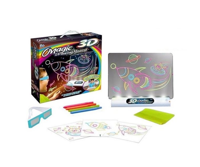 Magická kreslící 3D tabulka Vesmír
