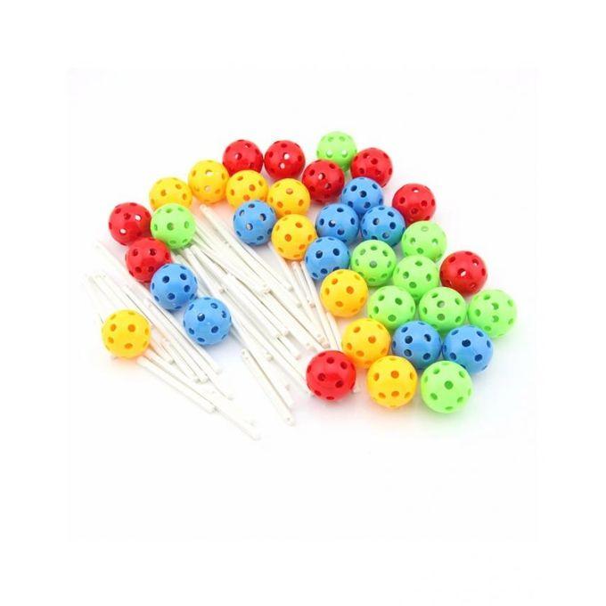 Konstrukční bloky 3D koule - 60 kusů