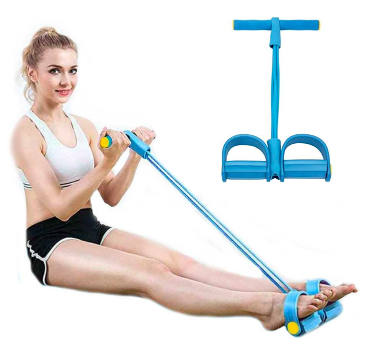 Posilovací fitness expandér Body Trimmer - modrý