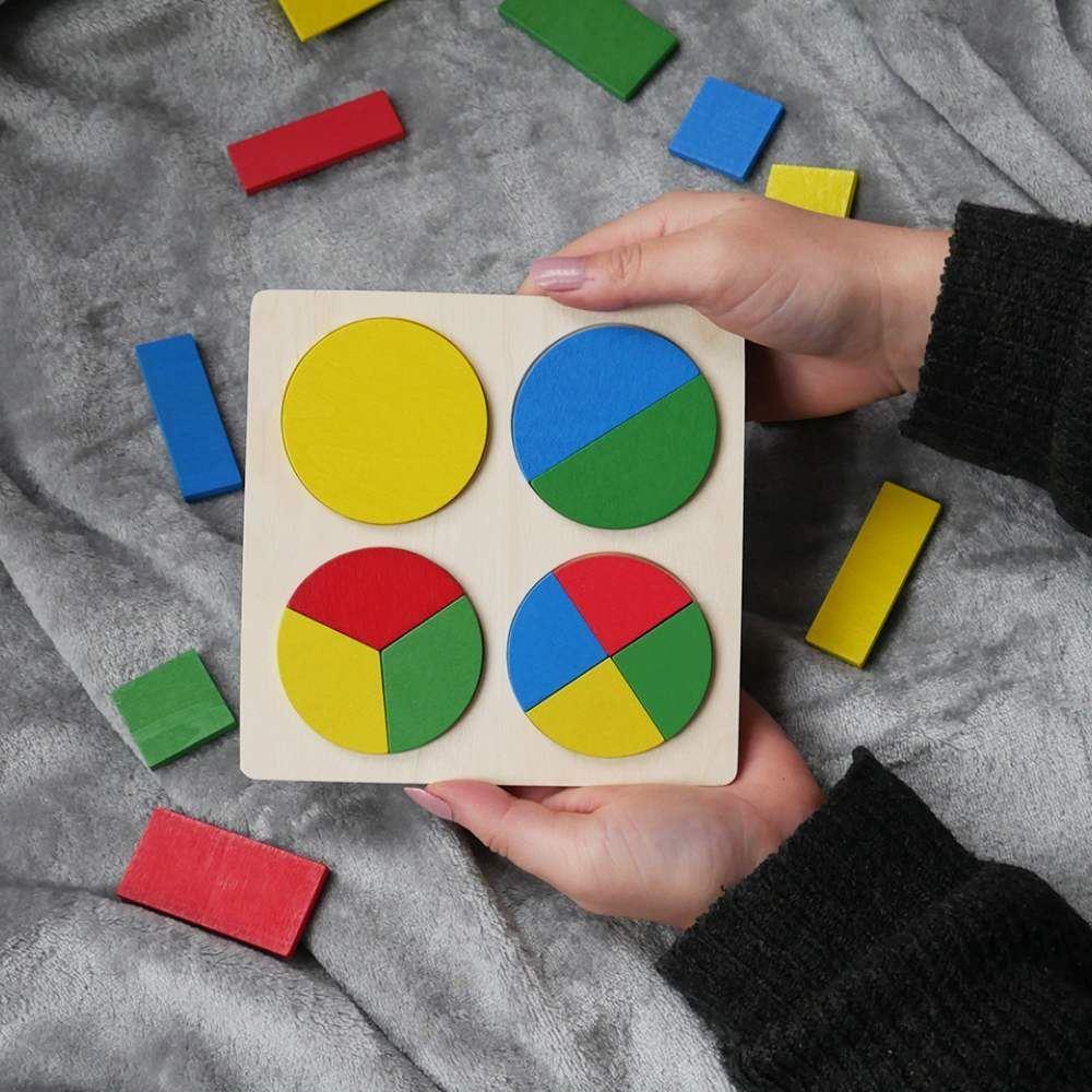 Dětské geometrické puzzle - kruhy