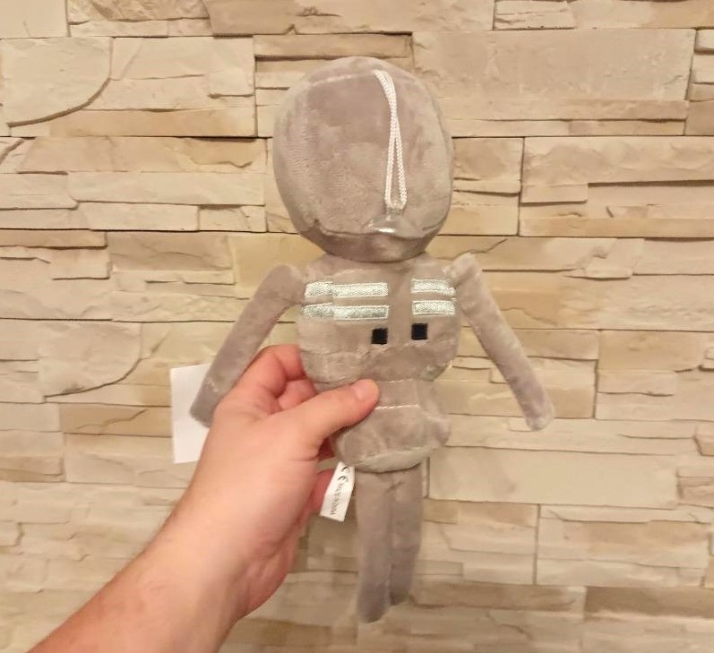 Plyšová hračka minecraft Skeleton