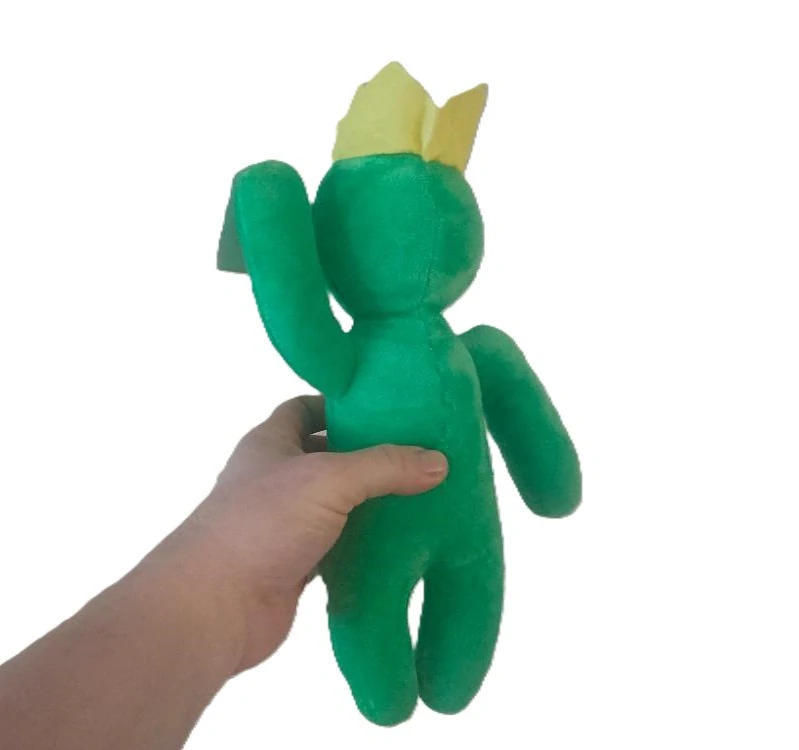 Plyšová hračka Rainbow Roblox Friends - zelený s korunkou