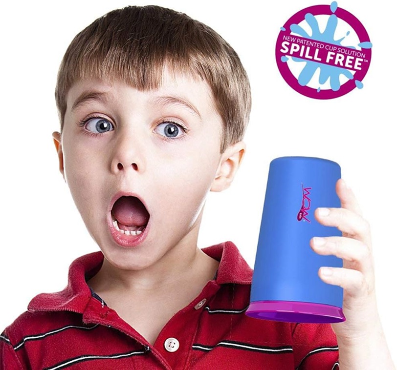 Dětský vodotěsný hrnek 360° WOW Cup - růžový