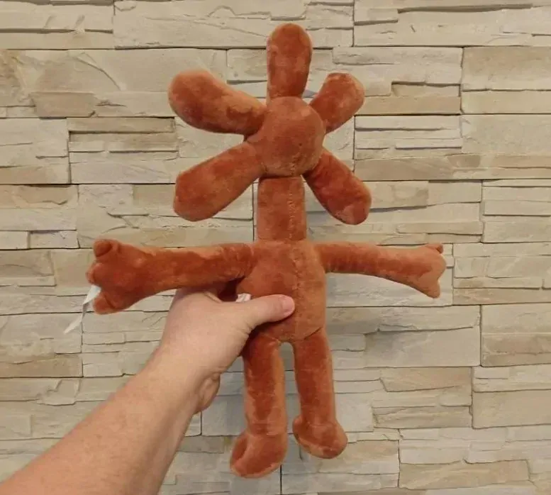 Plyšová hračka Rainbow Roblox Friends - hnědá květina