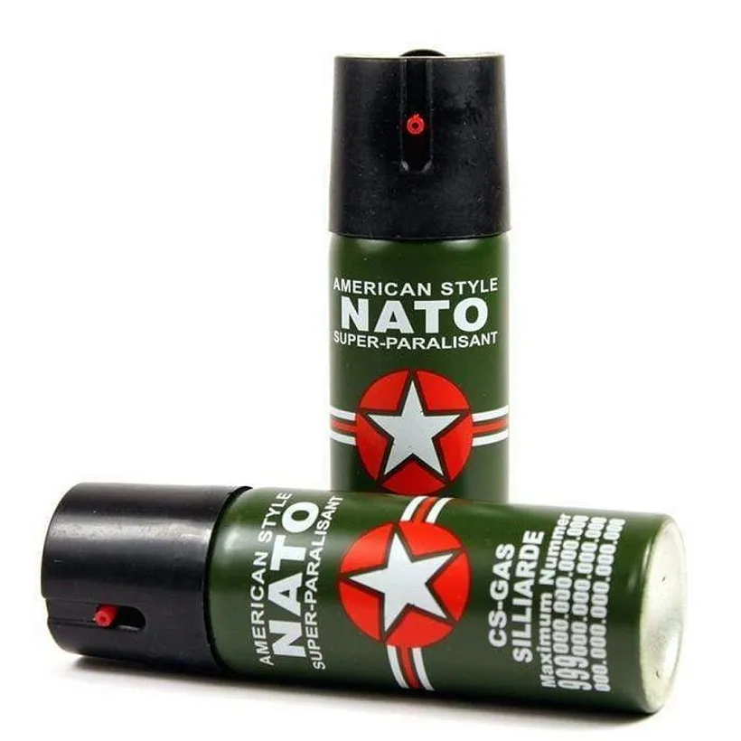 Pepřový sprej NATO 60 ml - zelený