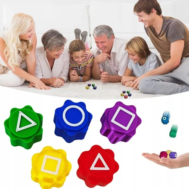 Squid Game - Korejská hra kostky Gonggi + krabička černá
