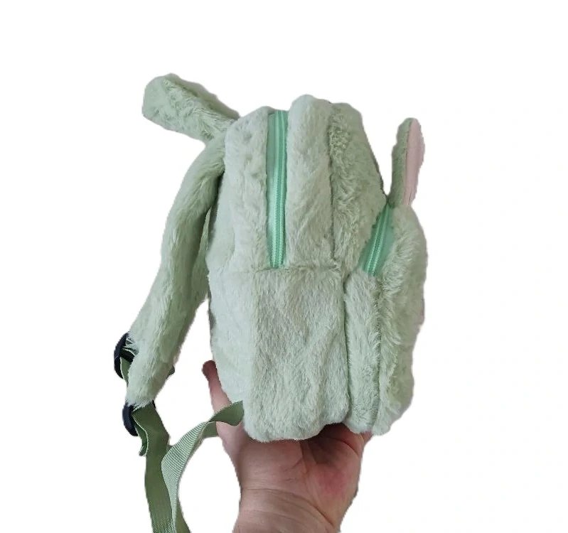 Plyšová hračka batůžek Labubu 26cm - zelený