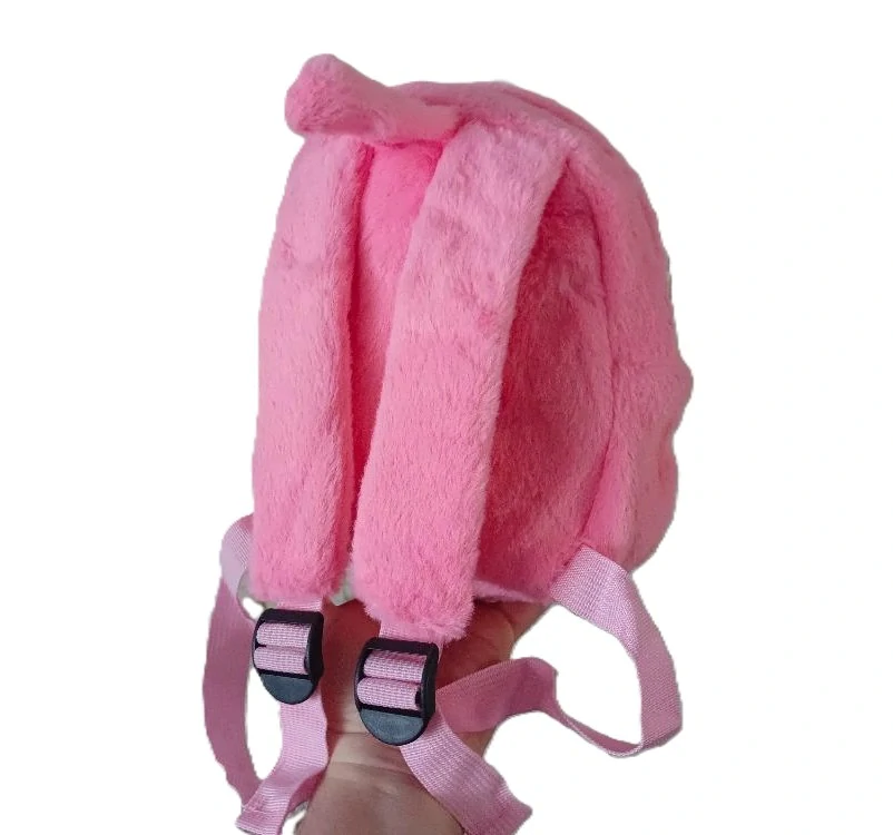 Plyšová hračka batůžek Labubu 26cm - růžový
