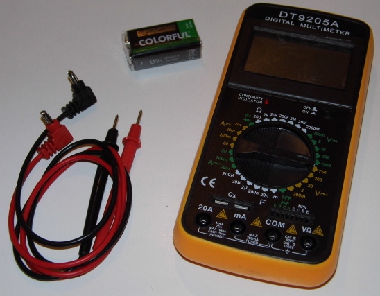 Digitální multimetr DT9205A 