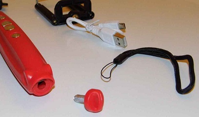 Selfie držák na mobil Bluetooth Photographic Rod - červený