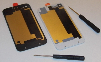 Zadní skleněný kryt Apple iPhone 4S - bílý VÝPRODEJ