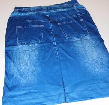 Zeštíhlující sukně Trim Slim Skirt Jeans - modrá