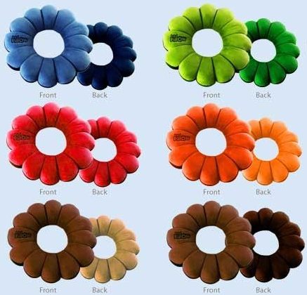 Tvarující cestovní polštář Total Pillow - oranžový