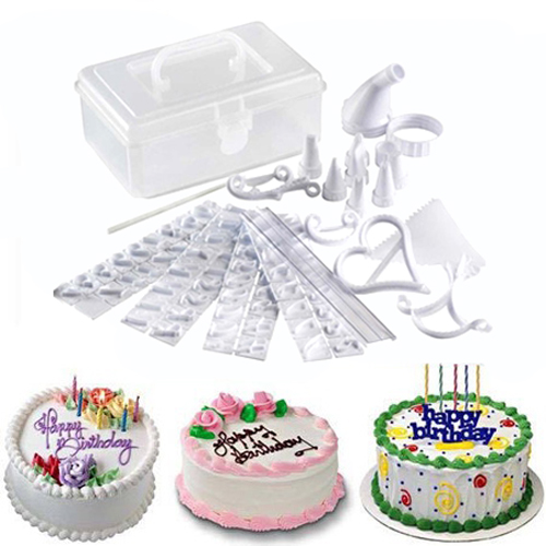 Sada na zdobení dortů 100ks - Cake Decorating Kit