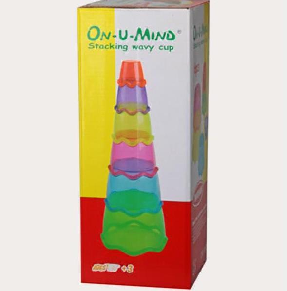 Skládací pyramida Stacking Wavy Cup