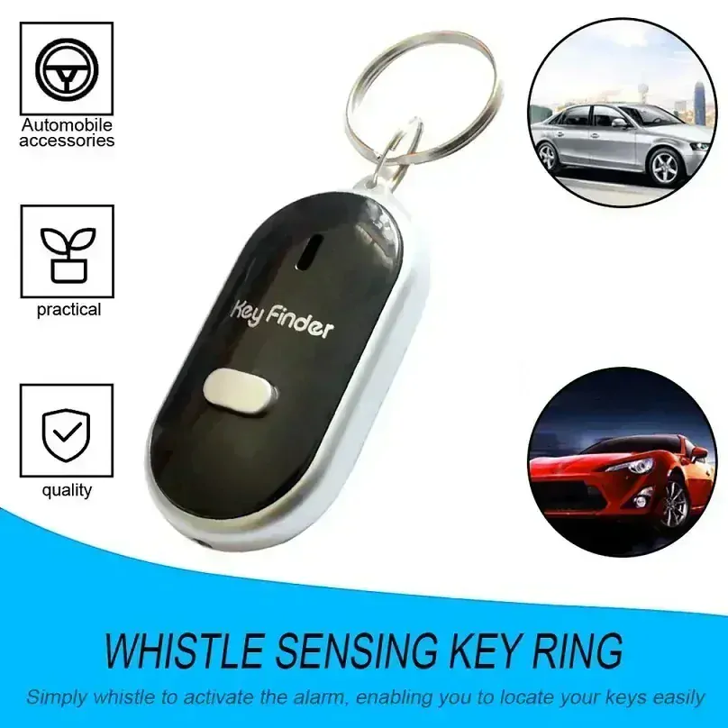 Hledač klíčů Key Finder Modern - černý