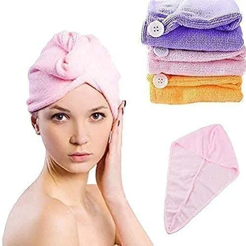 Rychleschnoucí turban na hlavu - růžový