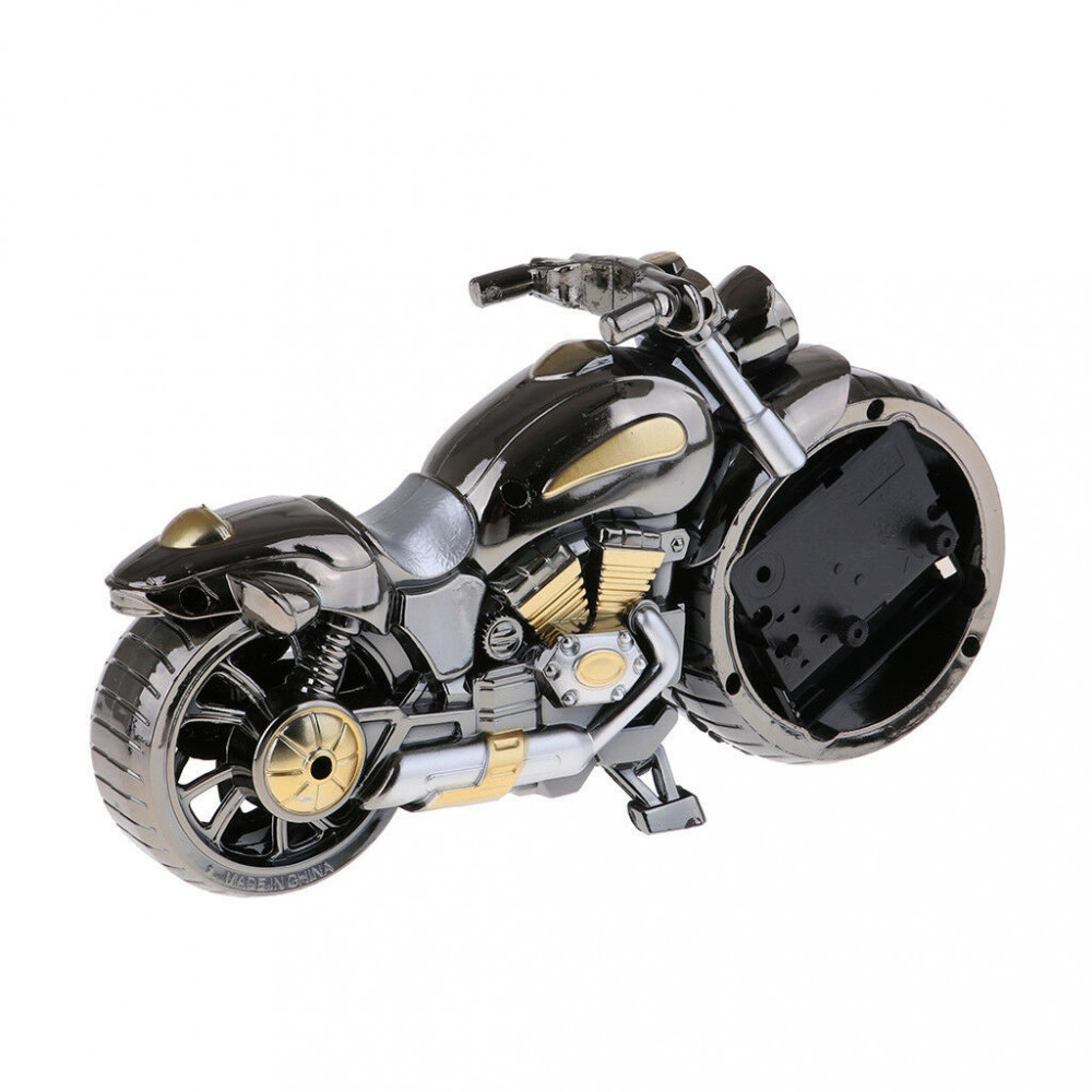 Hodiny a budík v podobě motorky - model 003