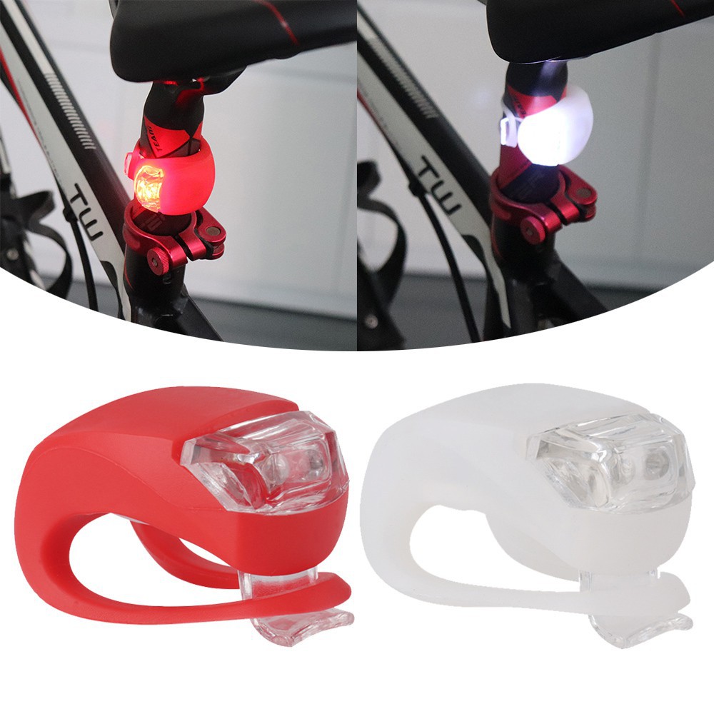 Silikonové LED světlo na kolo 2ks