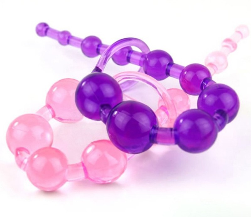 Stimulační anální a vaginální kuličky X10 - růžové